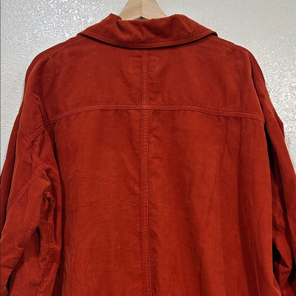 ANTROPOLOGIE PILCRO CORDUROY DUSTER BUTTON FRONT SHACKET WOMENS Sz SMALL NEW - Picture 5 of 15